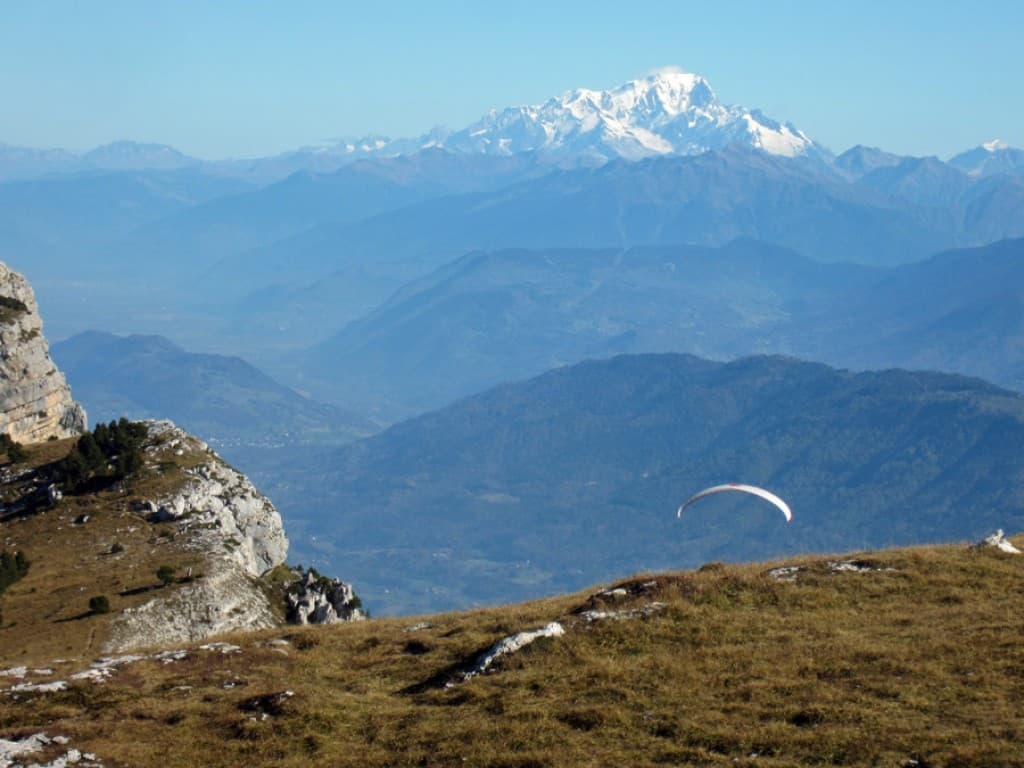 Mont Blanc depuis la Dent de Crolles
