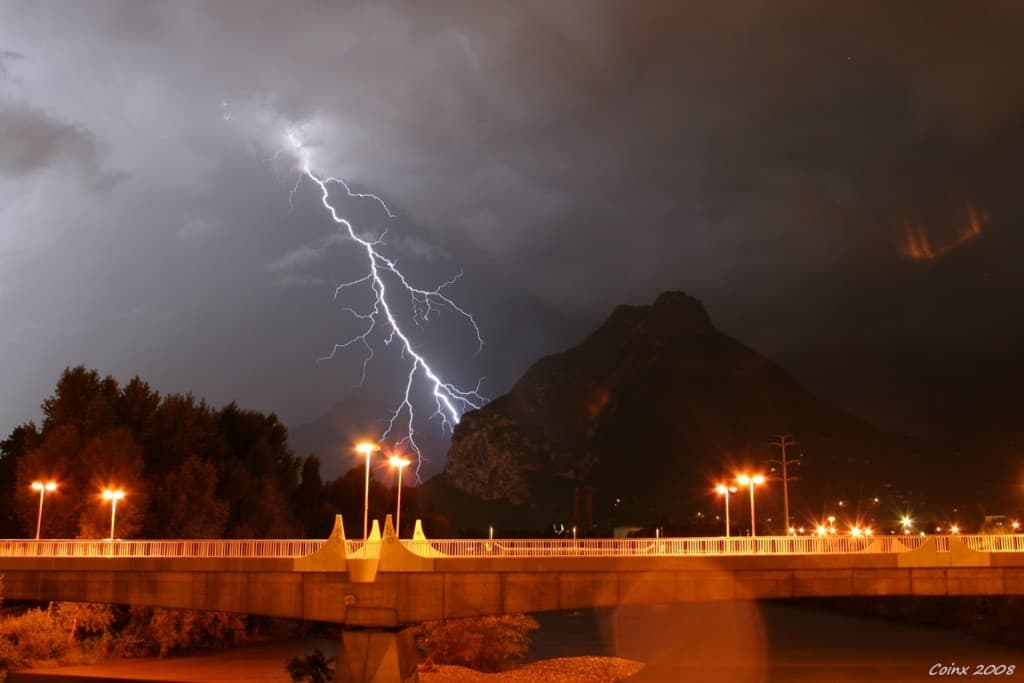 Orage sur le Néron