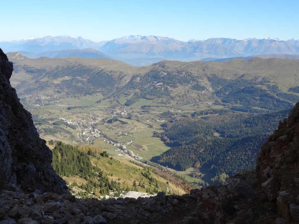 Vue sur Gresse en Vercors