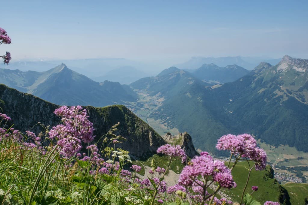 Arclusaz depuis mont trilod