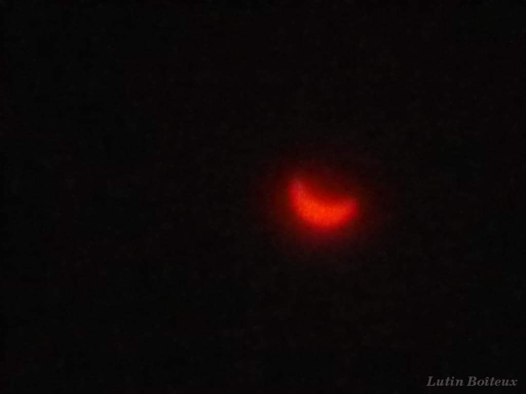 "Croissant de soleil" pendant l'éclipse!