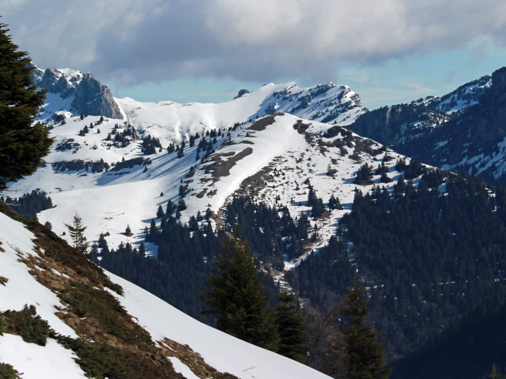 Le Pravouta depuis sous Chamechaude