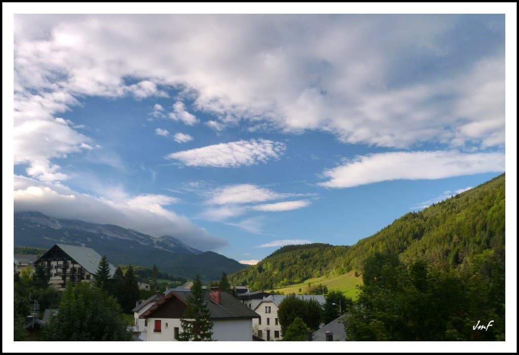 nuages et vent du Sud