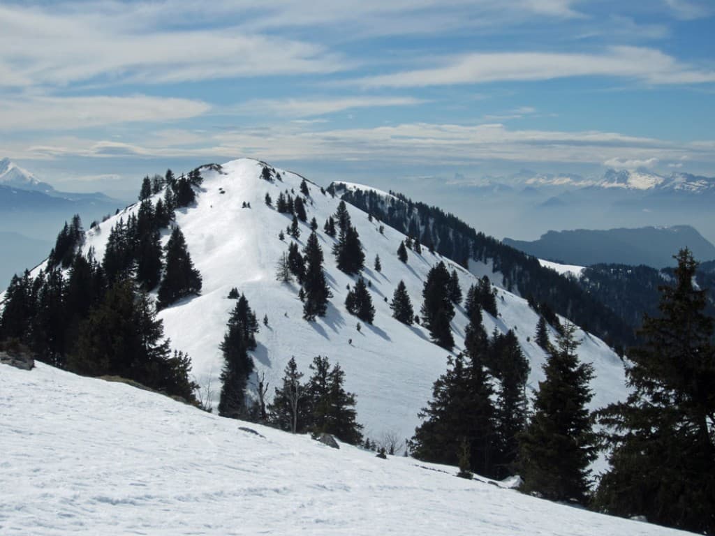 Sommet enneigé de Chartreuse