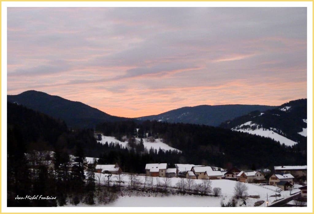 un crépuscule pastel 