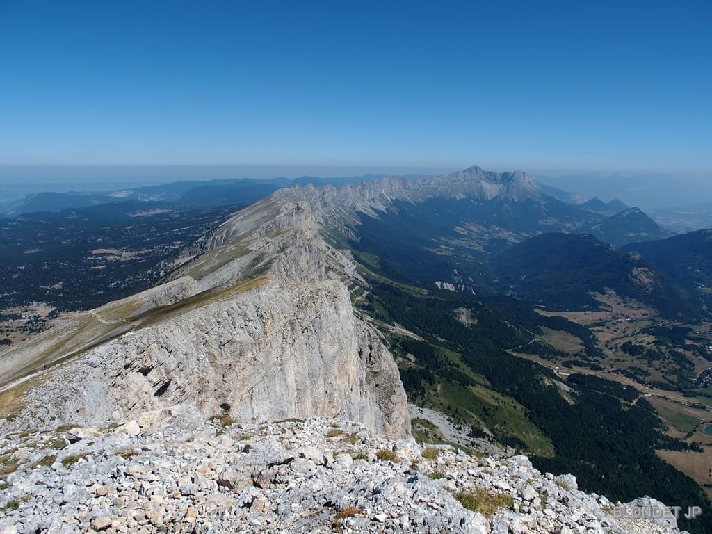 Vercors nord vu du Grand Veymont