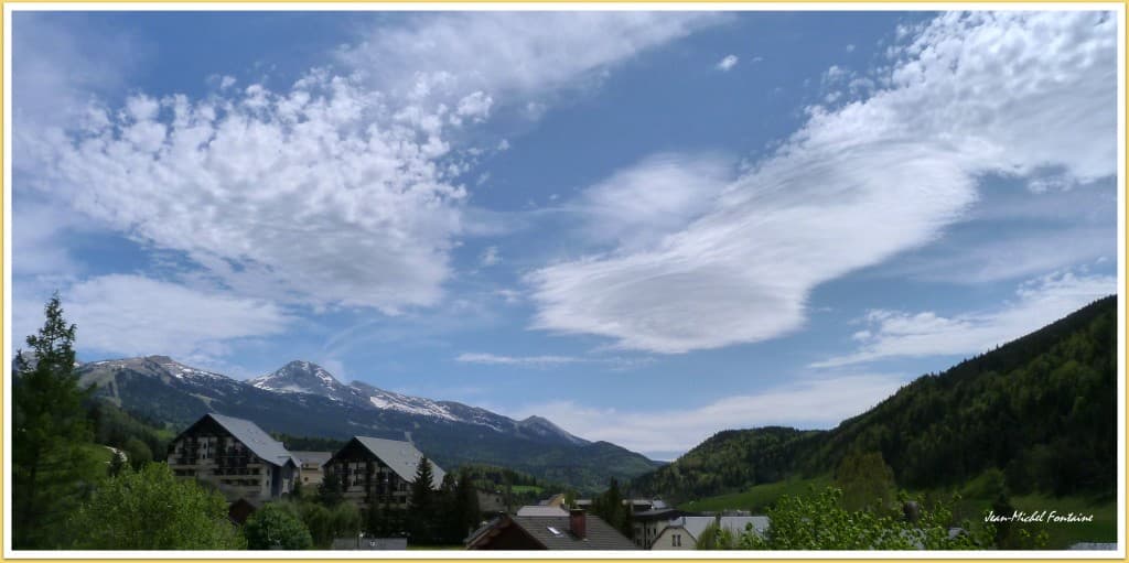 beau et nuageux avec du vent de Sud