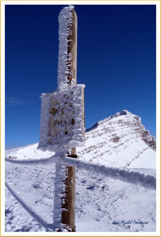 bien givré là haut à 2000 m
