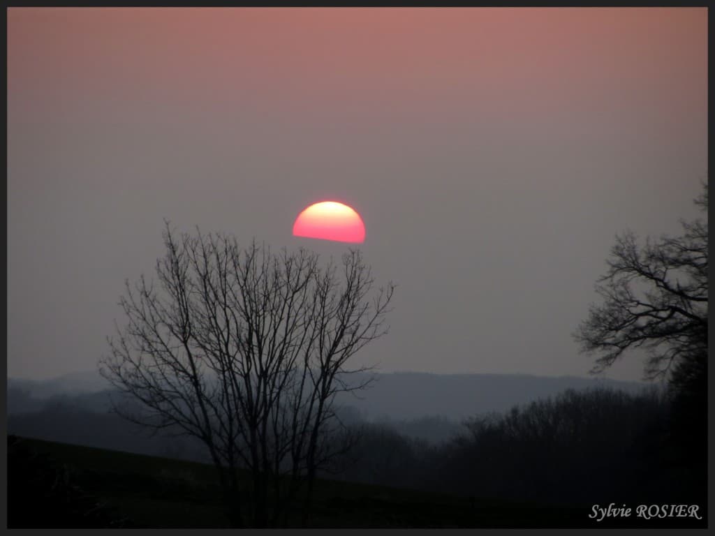 Coucher de soleil magique