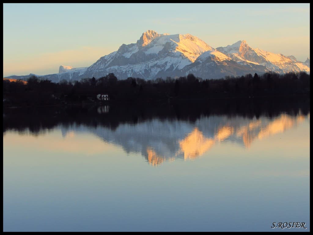 Coucher de soleil sur l'Obiou