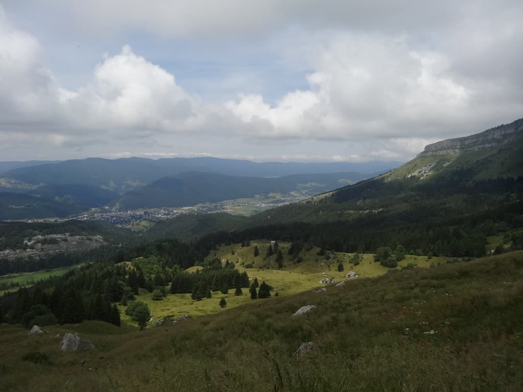 depuis le sentier peronnard