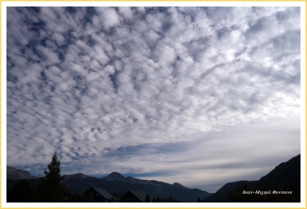 invasion d'altocumulus