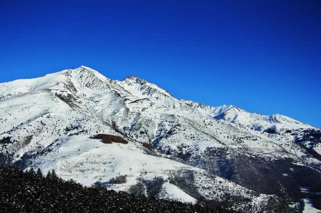 L'Obiou sous la neige