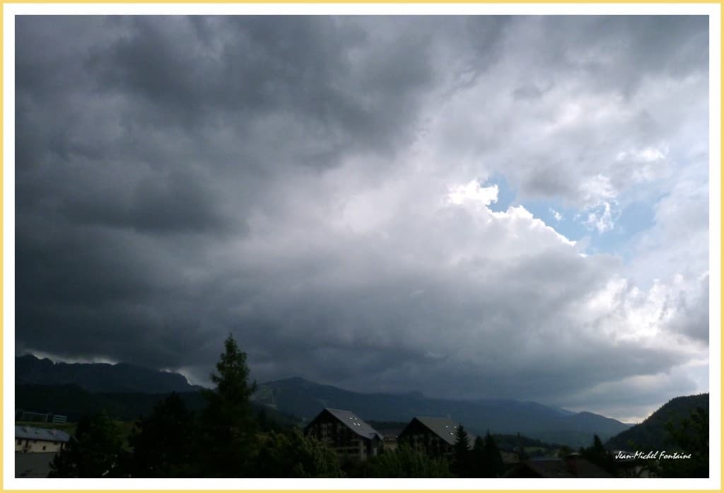 l'orage approche