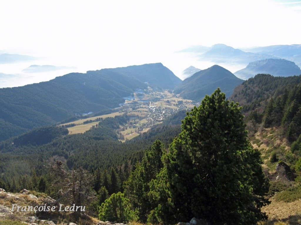 Le Sapppey vu de haut