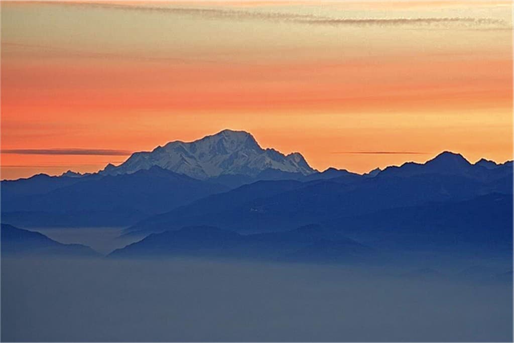 Mont Blanc vu du 'Vertige des cîmes' 