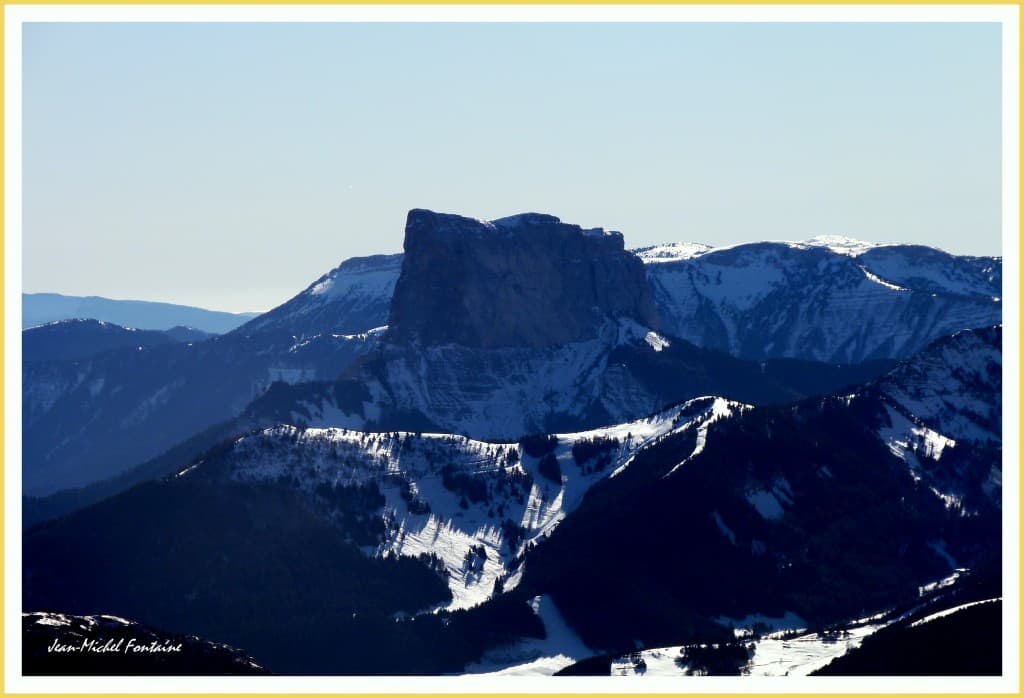 vue sur le Mont Aiguille