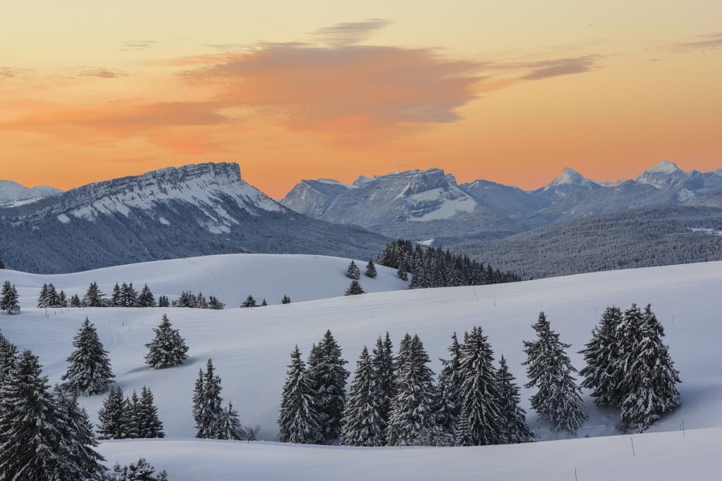 aurore au Semnoz