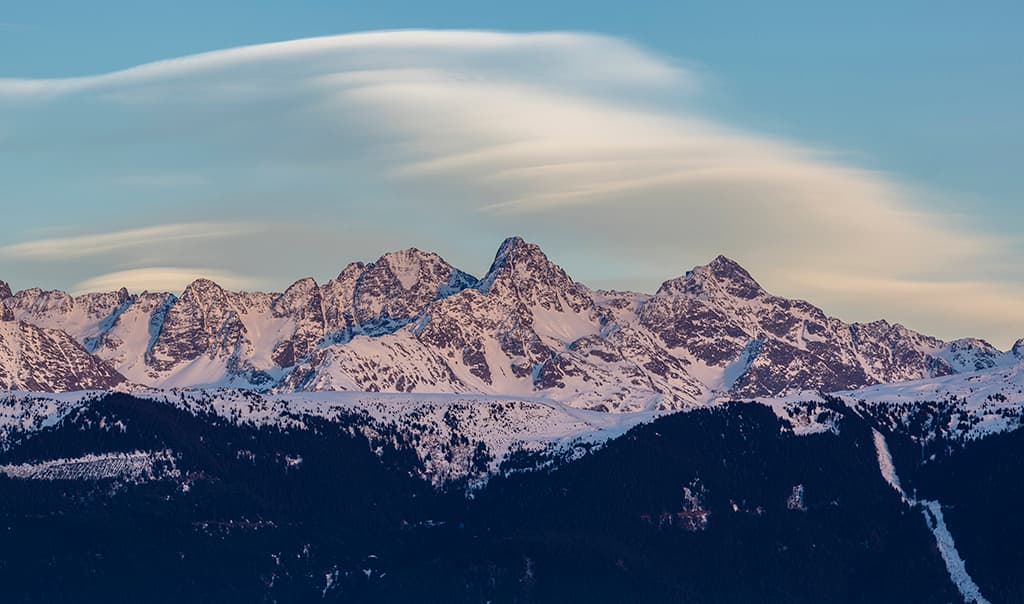 Coup de vent sur Belledonne.