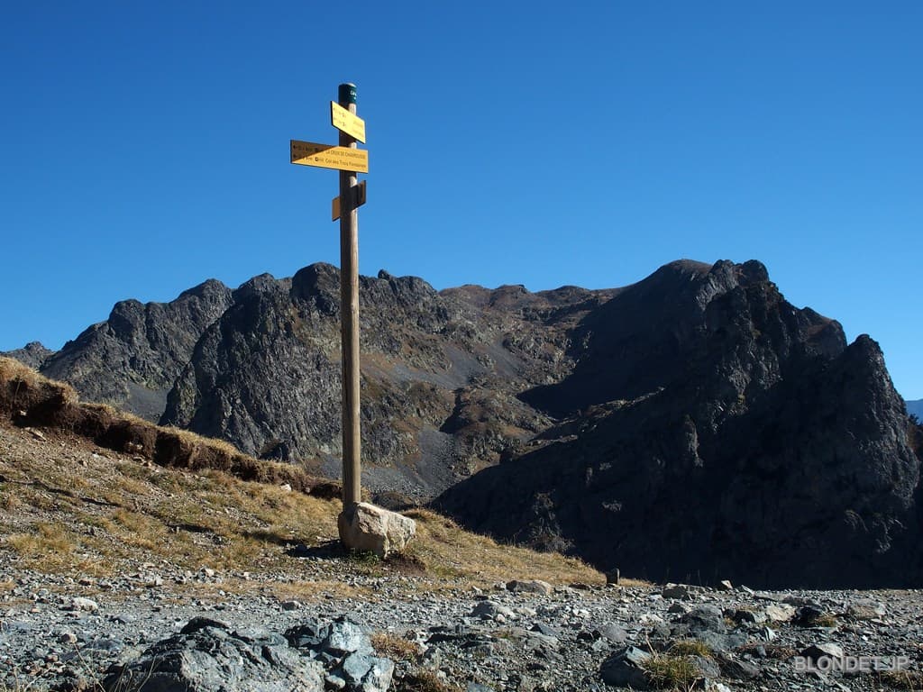Les Vans vus du Col de la Botte