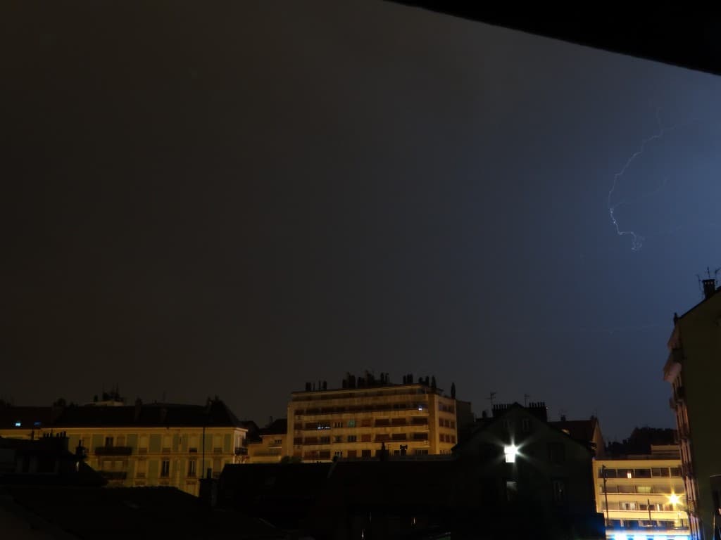 orage sur grenoble 27/06/2017