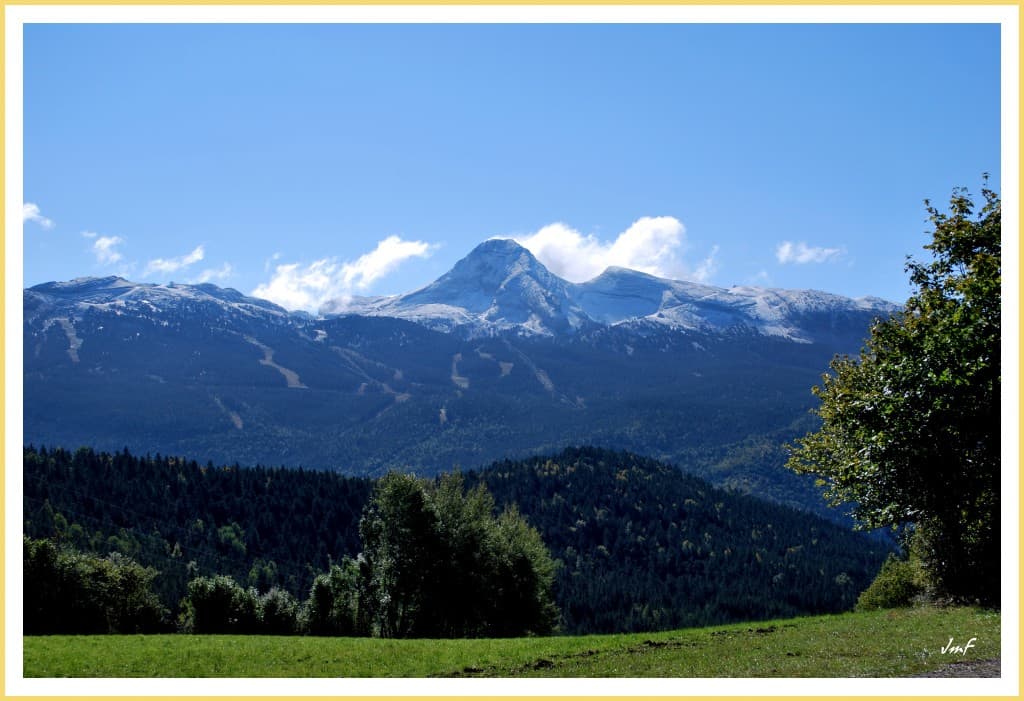 première neige sur le Vercors