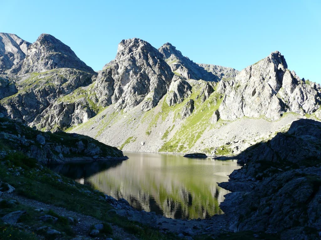 reflet au lever du jour
