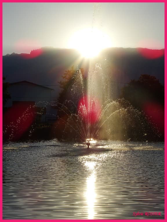 Soleil couchant sur le Vercors