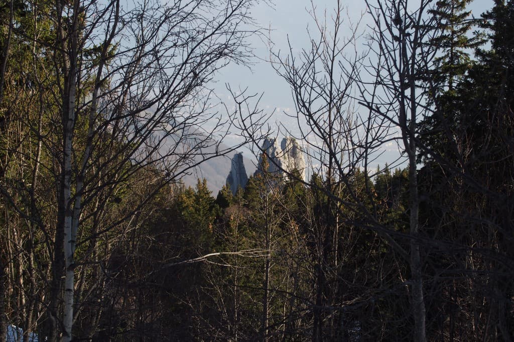 vercors : les 3 pucelles depuis st nizier