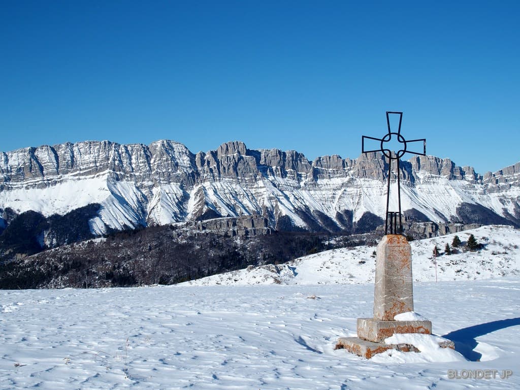 Vercors vu du Pas du Serpaton