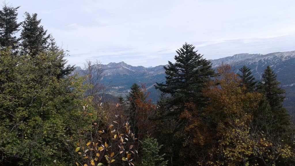 villard de lans du sommet de  la sambue