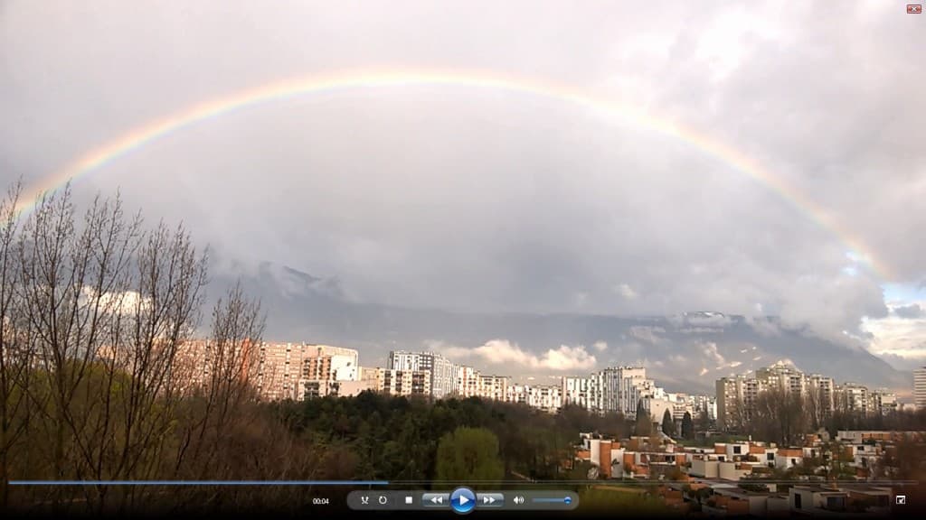 Arc en ciel sur Grenoble