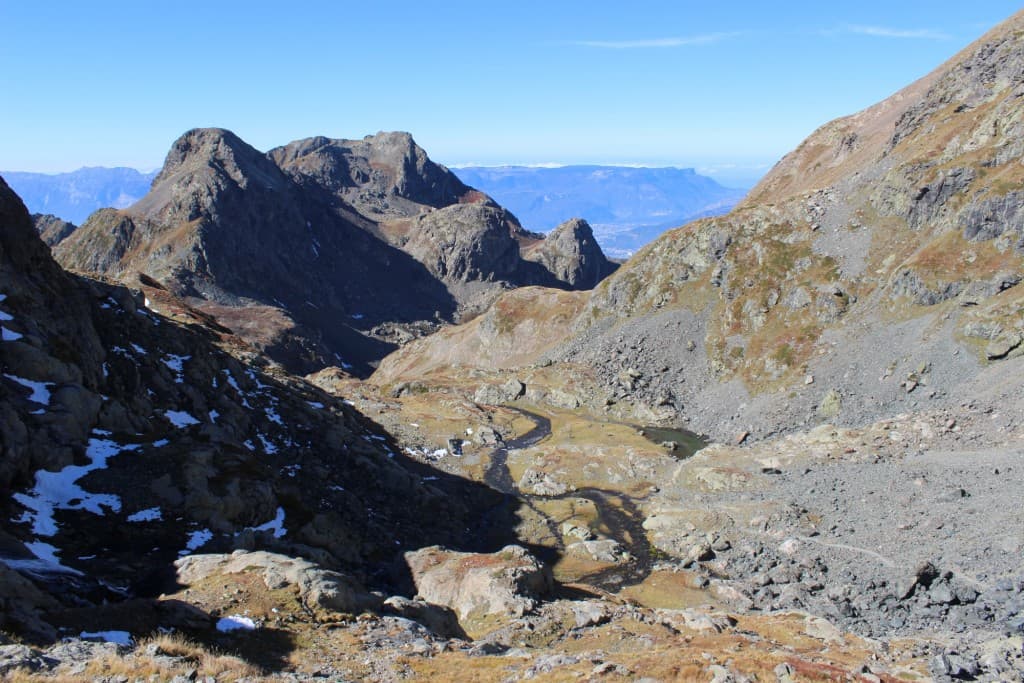 Au-dessus du Col de la Pra