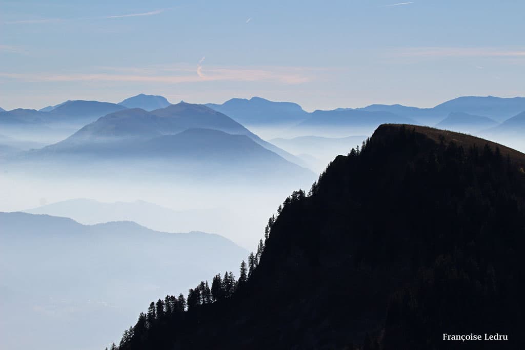 Bec Charvet et mer de nuages 