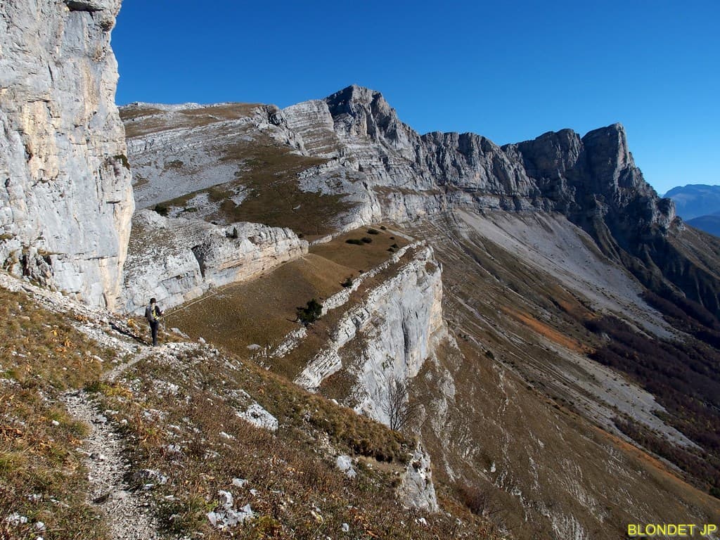 Chemin d'accès au Pas de la Balme