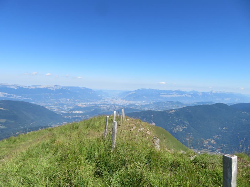 Grenoble depuis le Grand serre