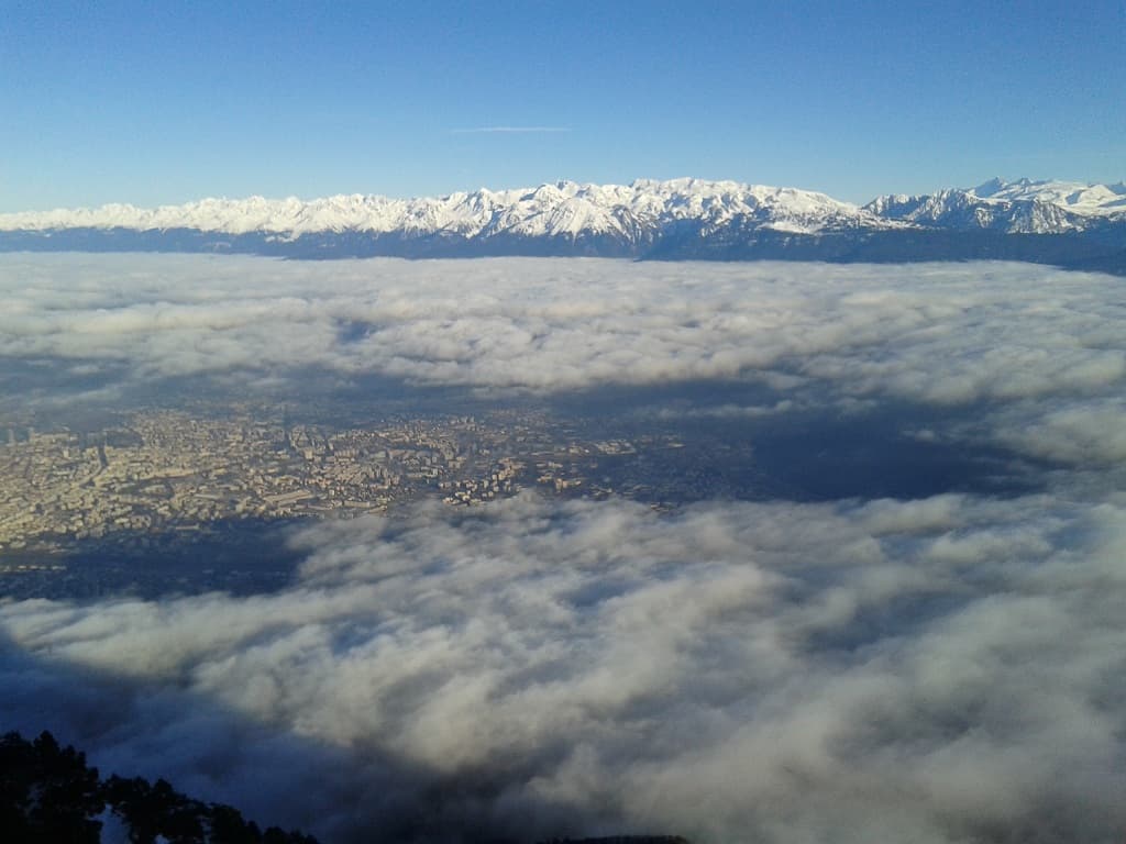 Grenoble depuis le Moucherotte
