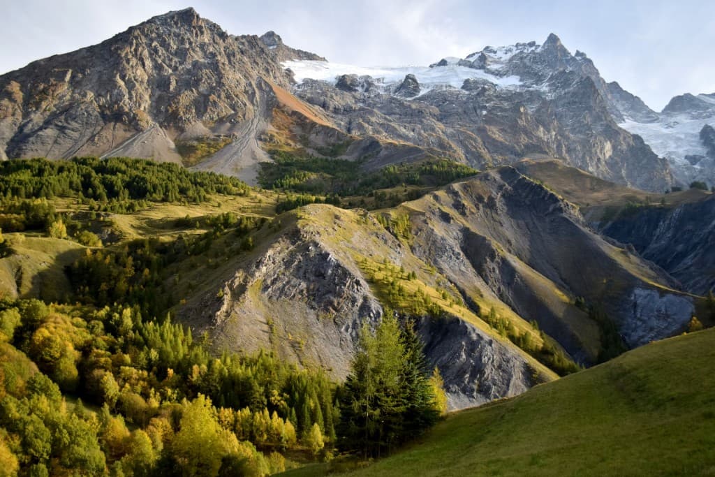La Meije au couchant