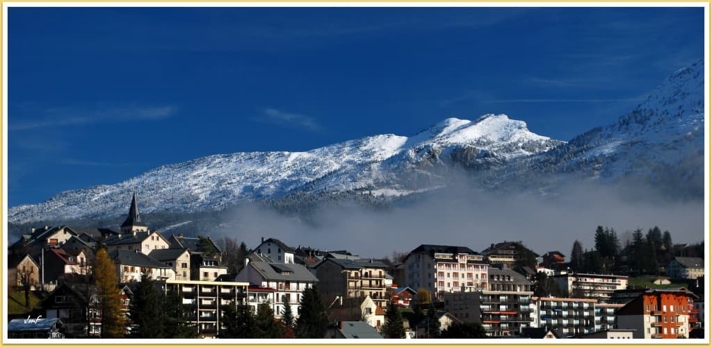 neige fraîche sur les hauteurs
