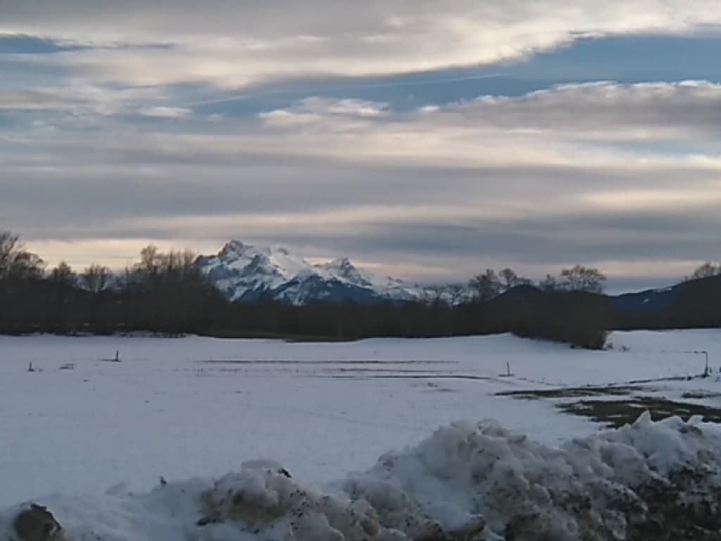 Neige sur l'Obbiou