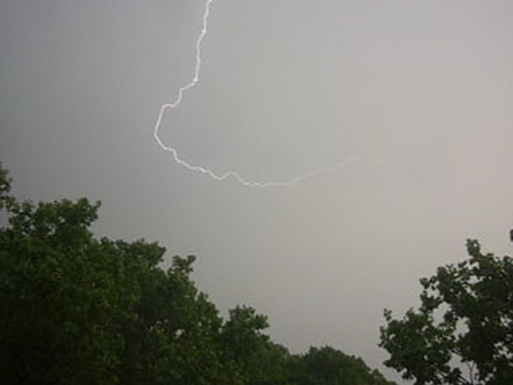 Orages en soirée