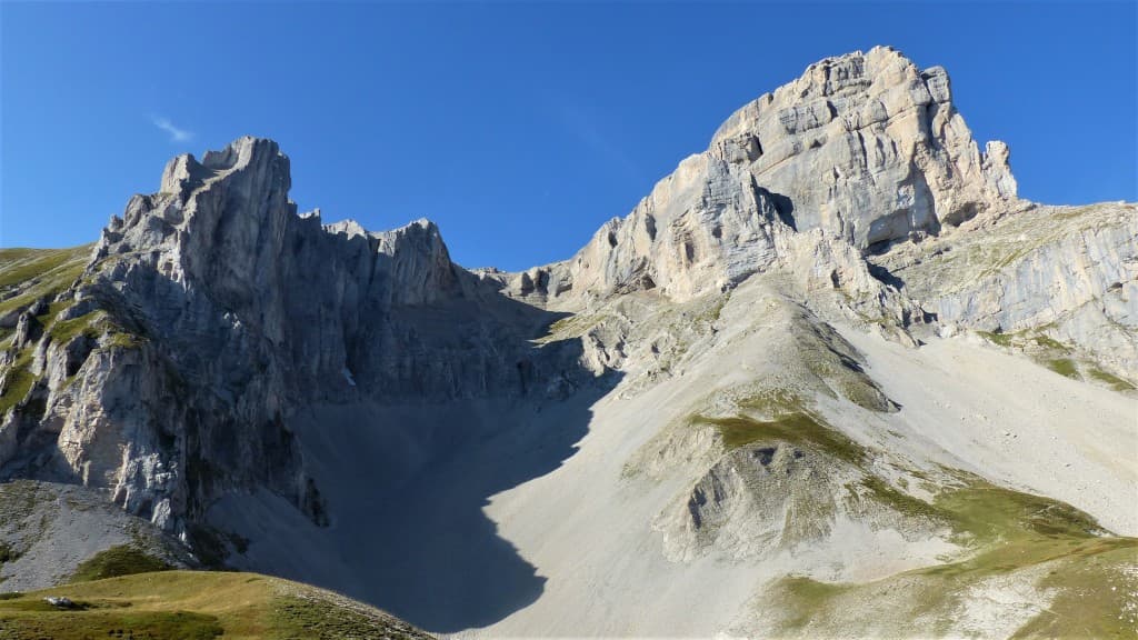 Petit et grand Obiou, depuis le "Bénitier"