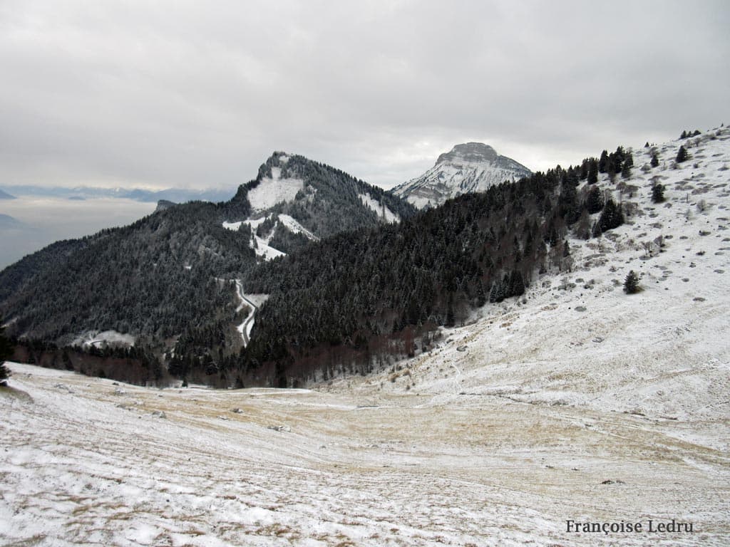 Saupoudrage de neige sur la Chartreuse