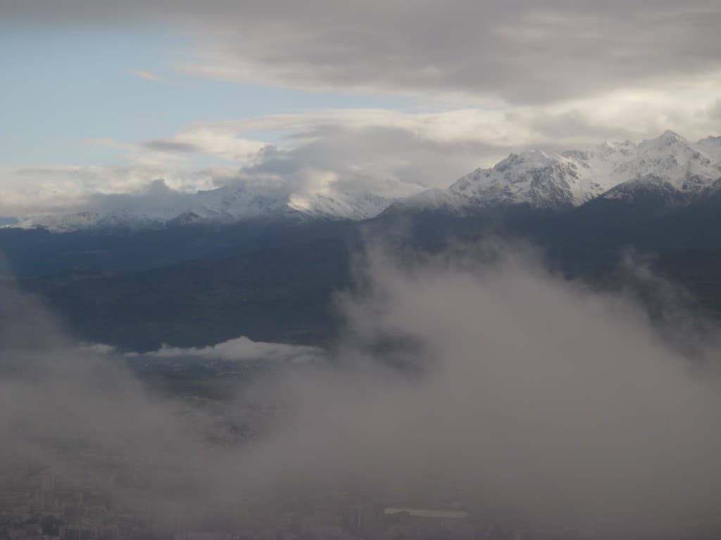 Belle couche de neige sur Belledonne