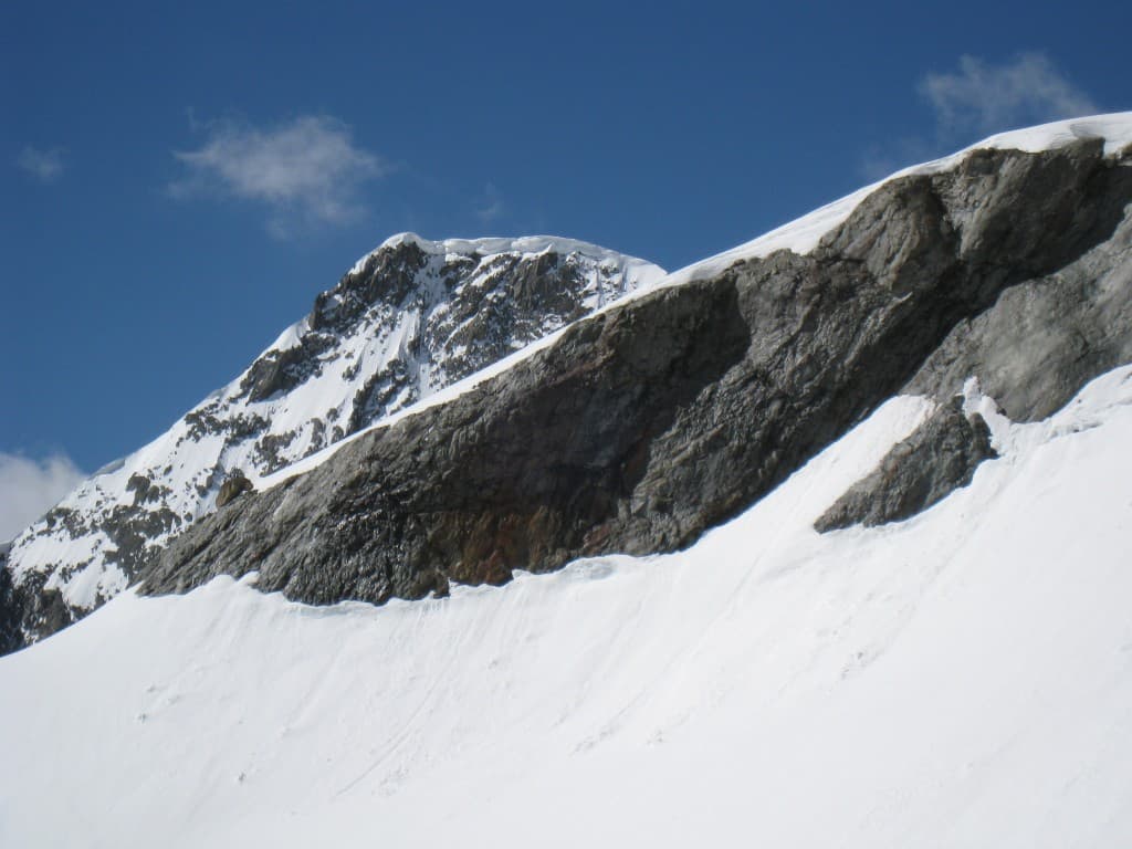 Corniche de neige