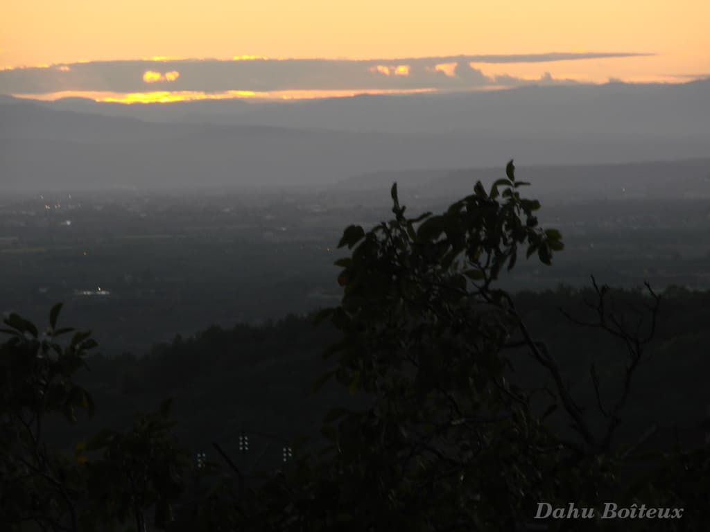 Crepuscule sur le sud Grésivaudan