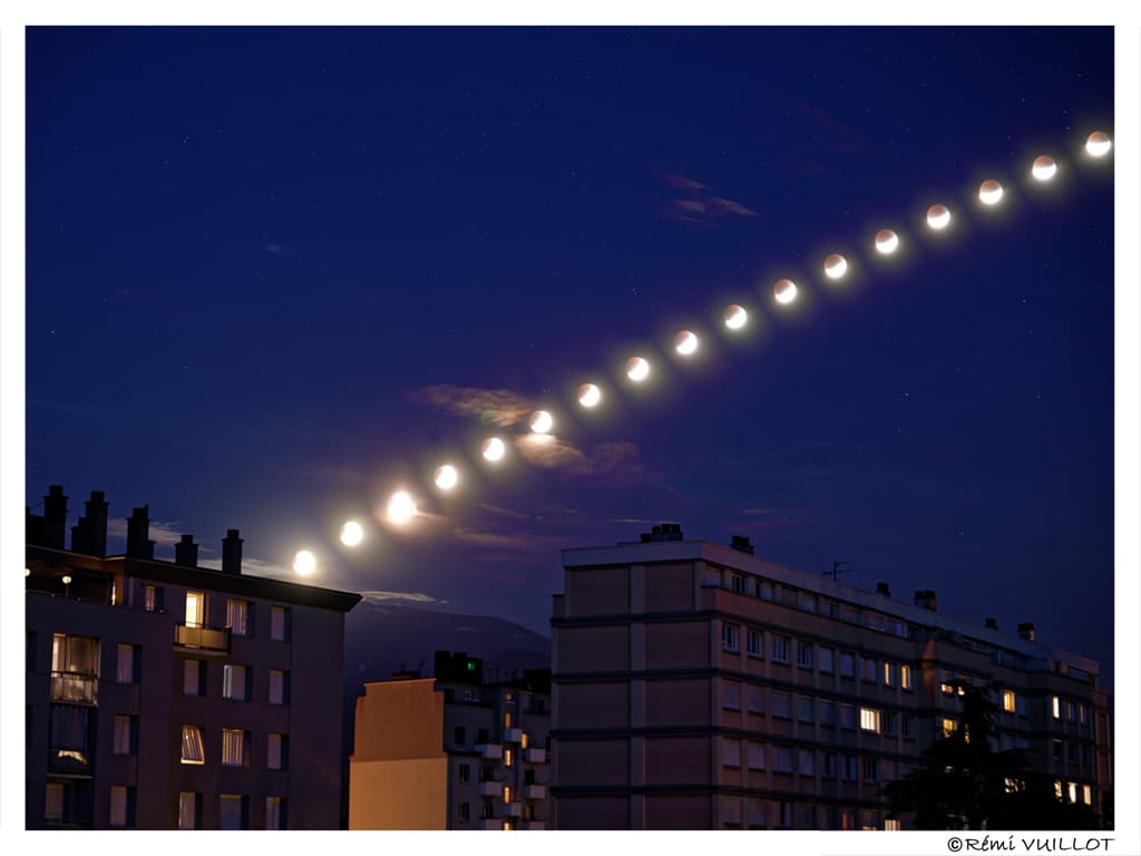 Eclipse partielle de lune du 16 juillet