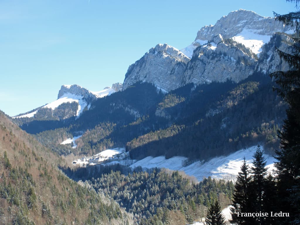Grande Chartreuse saupoudrée de neige