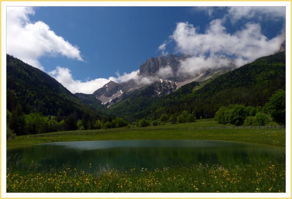 le ciel se dégage sur le Grand Veymont