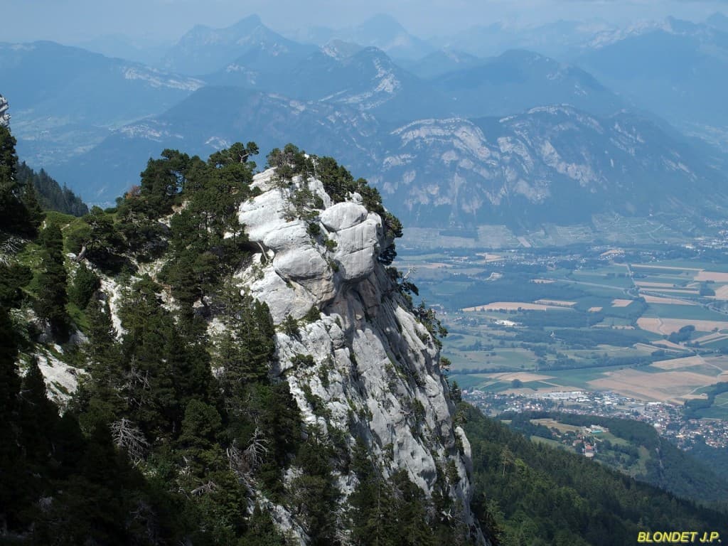 Les Bauges vues du Col de l'Alpe